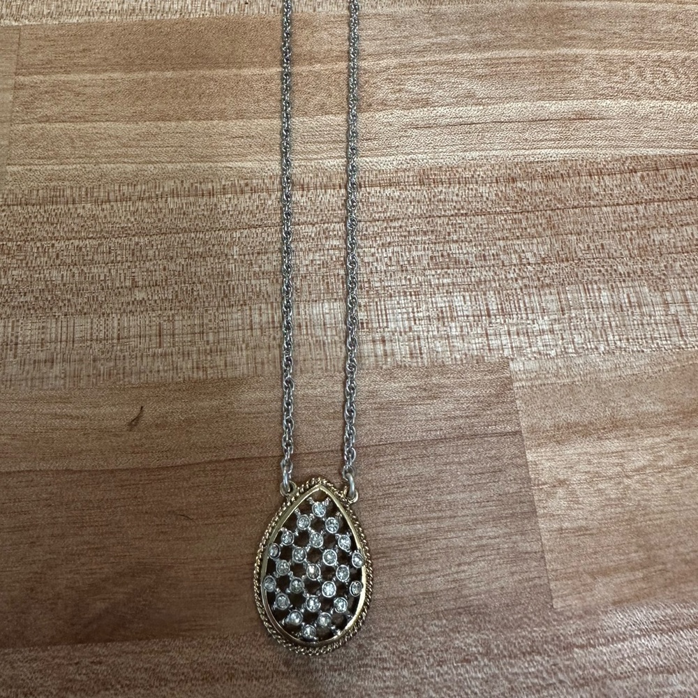 Monet Teardrop Pendant Necklace NEW